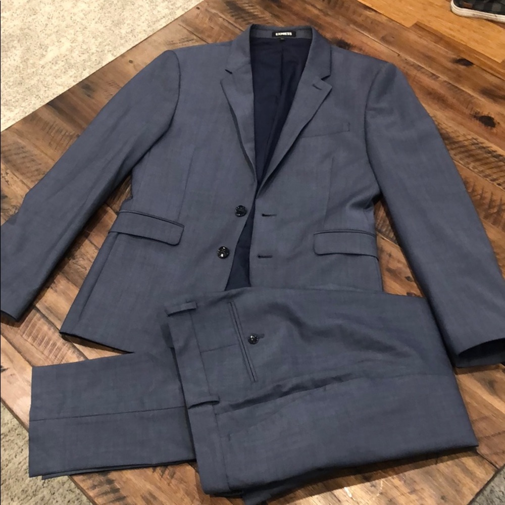 Express Mens Extra Slim Suit